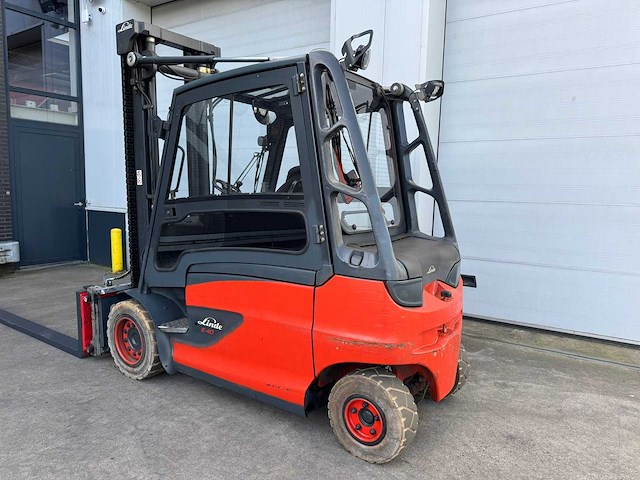 Linde - 2016 - e40hl-01/900 - 4.1m duplex, side-shift, vorkversteller - vorkheftruck - afbeelding 3 van  14