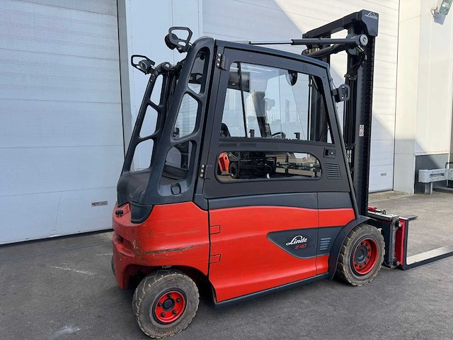 Linde - 2016 - e40hl-01/900 - 4.1m duplex, side-shift, vorkversteller - vorkheftruck - afbeelding 4 van  14