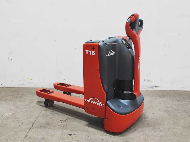 Linde - 2016 - t16 - elektrische palletwagen - afbeelding 1 van  5