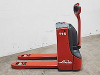 Linde - 2016 - t16 - elektrische palletwagen - afbeelding 4 van  10