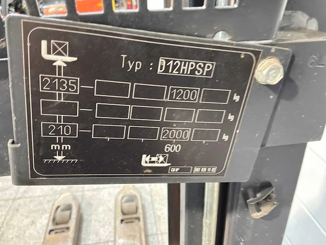 Linde - 2017 - d12hp sp - stapelaar - afbeelding 13 van  15