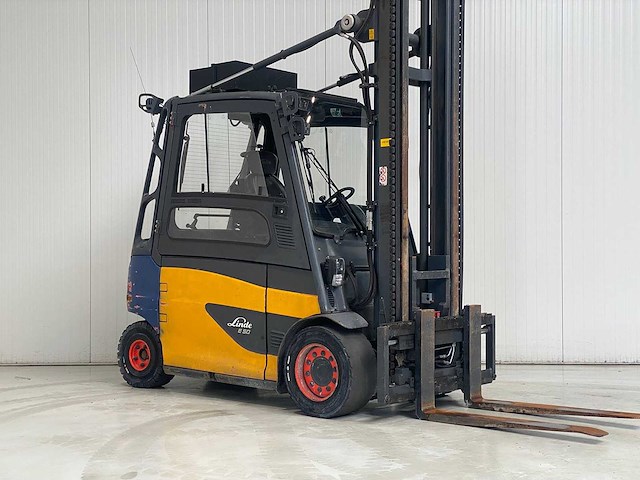 Linde - 2017 - e50hl-01/600 - 5.0m duplex, side-shift - vorkheftruck - afbeelding 1 van  11
