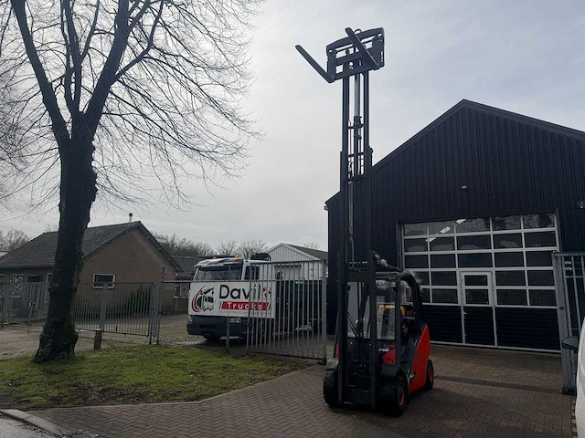 Linde - 2017 - h25t-02 - 5.55m triplex, free-lift, side-shift, vorkversteller - vorkheftruck - afbeelding 3 van  22