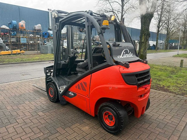 Linde - 2017 - h25t-02 - 5.55m triplex, free-lift, side-shift, vorkversteller - vorkheftruck - afbeelding 2 van  20