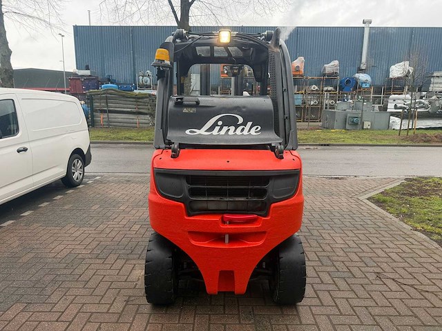 Linde - 2017 - h25t-02 - 5.55m triplex, free-lift, side-shift, vorkversteller - vorkheftruck - afbeelding 3 van  20