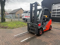 Linde - 2017 - h25t-02 - 5.55m triplex, free-lift, side-shift, vorkversteller - vorkheftruck