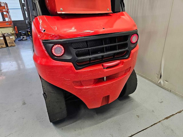 Linde - 2018 - h45t-02 - 5m duplex, free-lift, vorkversteller, side-shift, dichte cabine - vorkheftruck - afbeelding 21 van  25