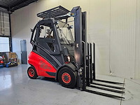 Linde - 2018 - h45t-02 - 5m duplex, free-lift, vorkversteller, side-shift, dichte cabine - vorkheftruck - afbeelding 24 van  25