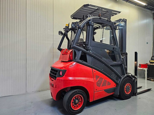 Linde - 2018 - h45t-02 - 6.13m triplex, free-lift, vorkversteller, side-shift, dichte cabine - vorkheftruck - afbeelding 22 van  25
