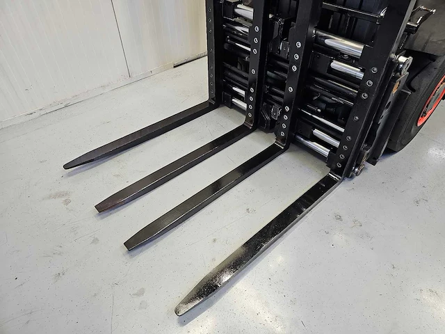 Linde - 2018 - h45t-02 - 6.13m triplex, free-lift, vorkversteller, side-shift, dichte cabine - vorkheftruck - afbeelding 4 van  25