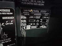 Linde - 2018 - h45t-02 - 6.13m triplex, free-lift, vorkversteller, side-shift, dichte cabine - vorkheftruck - afbeelding 17 van  25