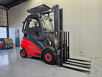 Linde - 2018 - h45t-02 - 6.13m triplex, free-lift, vorkversteller, side-shift, dichte cabine - vorkheftruck - afbeelding 24 van  25