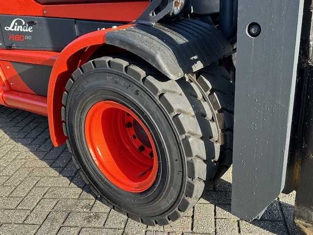 Linde - 2018 - h80d-03/900 - 8000kg hefvermogen op 900mm - vorkheftruck - afbeelding 8 van  19