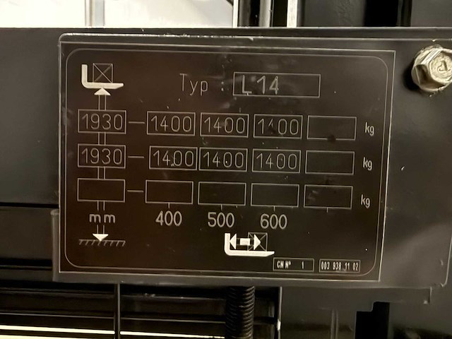 Linde - 2018 - l14 - meeneemheftruck - afbeelding 14 van  16