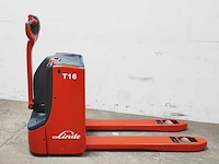 Linde - 2018 - t16 - elektrische palletwagen - afbeelding 4 van  8