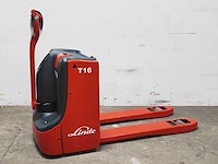 Linde - 2018 - t16 - elektrische palletwagen - afbeelding 5 van  8