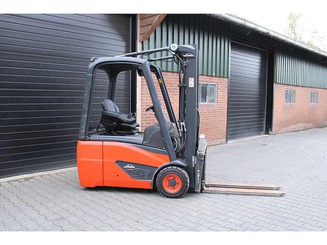 Linde - 2019 - e16 - 4.62m triplex, reachlepels, free-lift, vorkensteller, side-shift - vorkheftruck - afbeelding 5 van  17