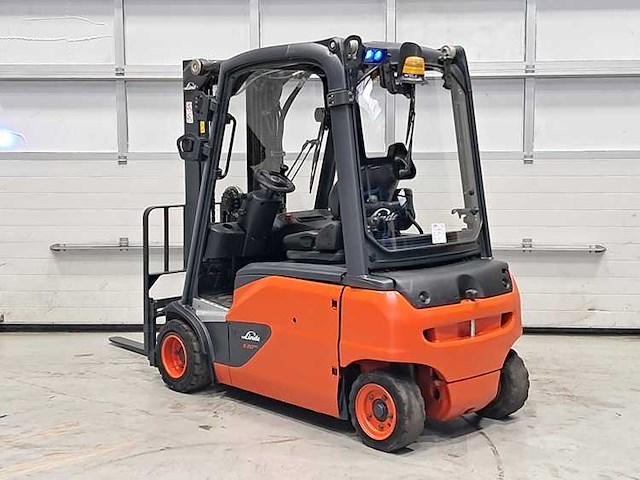 Linde - 2019 - e20pl-02 - 4.1m triplex, free-lift, side-shift - vorkheftruck - afbeelding 3 van  8