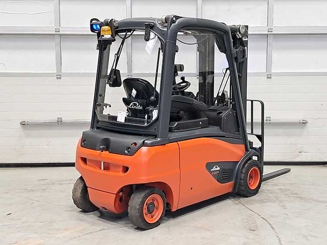 Linde - 2019 - e20pl-02 - 4.1m triplex, free-lift, side-shift - vorkheftruck - afbeelding 4 van  8