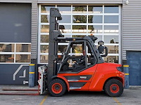 Linde - 2019 - h80d - 5.45m duplex, vorkversteller, side-shift - vorkheftruck - afbeelding 2 van  7