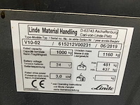 Linde - 2019 - v10-02 - orderpicker - afbeelding 9 van  10