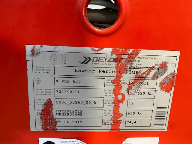 Linde - 2019 - v10-02 - orderpicker - afbeelding 3 van  12