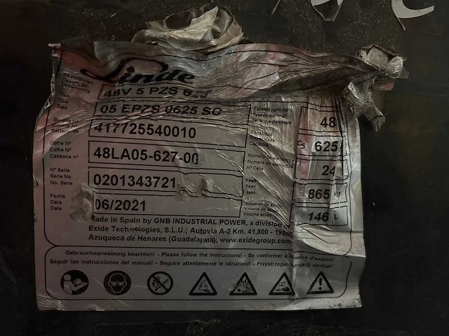 Linde - 2021 - e16p - vorkheftruck - afbeelding 6 van  15