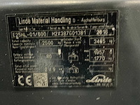 Linde - e25 hl-01/600 - forklift truck - 2016 - afbeelding 19 van  20