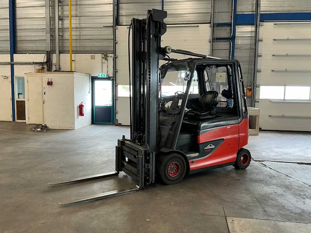 Linde - e25 hl-01/600 - forklift truck - 2016 - afbeelding 1 van  19