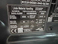 Linde - e45hl-01/600 - forklift trucks - 2020 - afbeelding 1 van  7