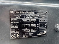 Linde - h-45-d (394) - forklift trucks - 2007 - afbeelding 9 van  9