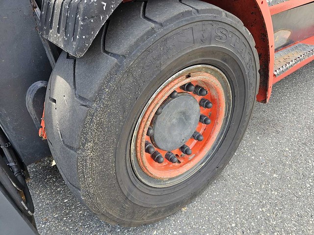 Linde - h60d - 4.9m triplex, free-lift, side-shift, vorkversteller - vorkheftruck - afbeelding 11 van  23