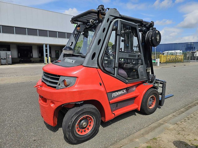 Linde - h60d - 4.9m triplex, free-lift, side-shift, vorkversteller - vorkheftruck - afbeelding 19 van  23
