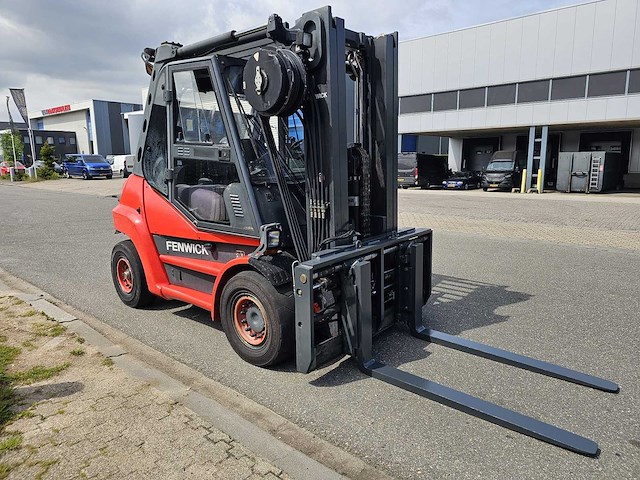 Linde - h60d - 4.9m triplex, free-lift, side-shift, vorkversteller - vorkheftruck - afbeelding 21 van  23