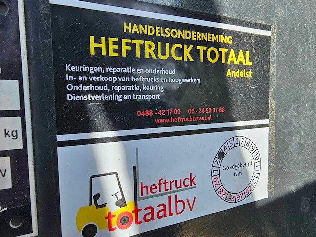Linde - h80d - 4.5m duplex, vorkversteller, side-shift - vorkheftruck - afbeelding 15 van  24
