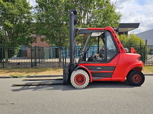 Linde - h80d - 4.5m duplex, vorkversteller, side-shift - vorkheftruck - afbeelding 19 van  24