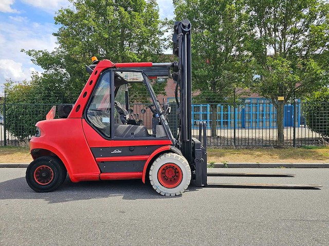 Linde - h80d - 4.5m duplex, vorkversteller, side-shift - vorkheftruck - afbeelding 23 van  24