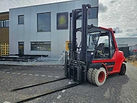 Linde - h80d/900 - 4.5m duplex, vorkversteller, side-shift, dichte cabine, vorkheftruck