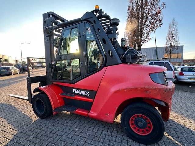 Linde - h80t-02/900 - 3.8m duplex, side-shift, vorkensteller - vorkheftruck - afbeelding 3 van  12
