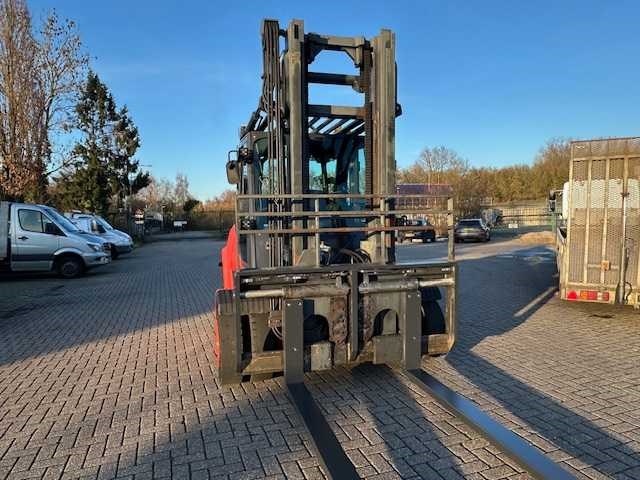 Linde - h80t-02/900 - 3.8m duplex, side-shift, vorkensteller - vorkheftruck - afbeelding 4 van  12