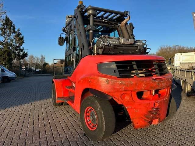 Linde - h80t-02/900 - 3.8m duplex, side-shift, vorkensteller - vorkheftruck - afbeelding 8 van  12