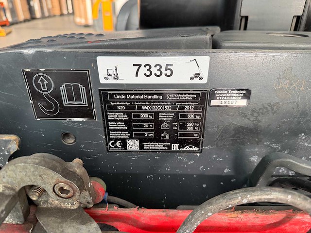 Linde - n20 - orderpicker - afbeelding 12 van  17