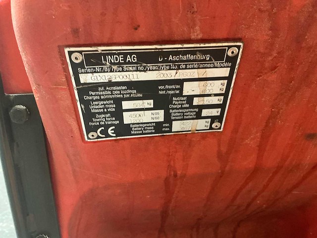 Linde - p60z - takelwagens - 2003 - afbeelding 1 van  7