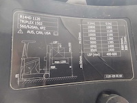 Linde - r16 - reach truck - triplex - freelift - sideshift - afbeelding 6 van  15