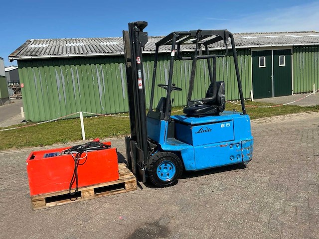 Linde e15 vorkheftruck - afbeelding 20 van  21