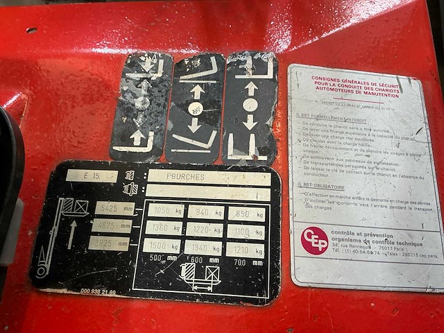 Linde e15 vorkheftruck - afbeelding 9 van  18