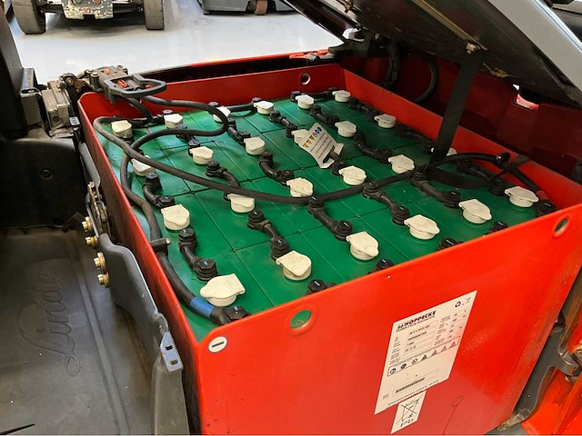 Linde e16-02 vorkheftruck - triplex - freelift - sideshift - 4361 uur- acculader - afbeelding 9 van  17