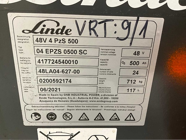Linde e16c-02 - vorkheftruck - triplex- sideshift - freelift - 1704 uur - bj 2021 - afbeelding 11 van  20