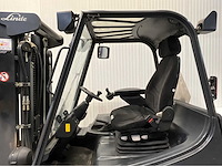 Linde e20-02 - vorkheftruck - vorkensteller - sideshift - freelift- acculader- bluespot achter - afbeelding 15 van  16