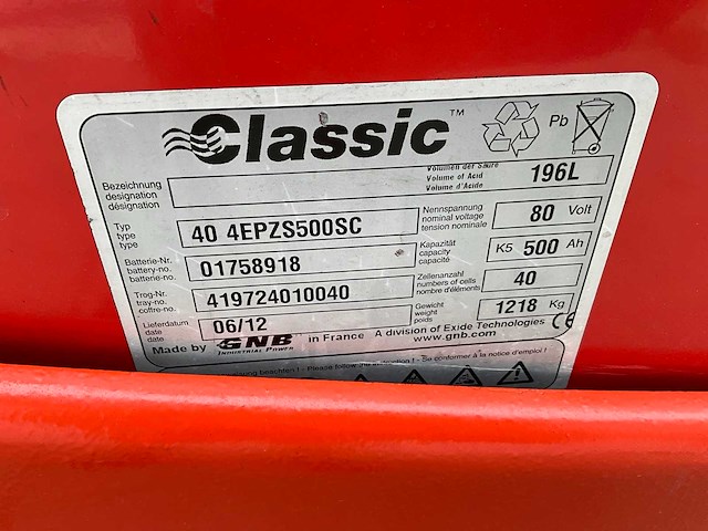 Linde e20 vorkheftruck - afbeelding 3 van  12